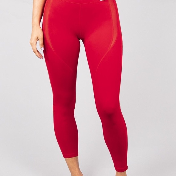 Buffbunny Queen B Leggings with Mesh Detail - Picture 2 of 14